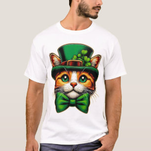 Cute cat/kitten Saint Patrick's Day T-Shirt