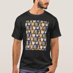 Cute Cat Kittens Cats In Uniforms T-Shirt