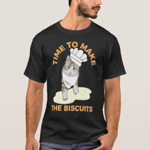 Cute Cat Kneeding Biscuits Kitty T-Shirt