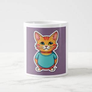 Cute Cat Large Coffee Mug