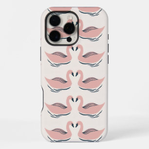 cute Cat LOVE iPhone Case with Paw Print