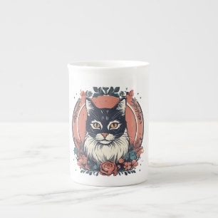 cute cat lover art design buy now bone china mug