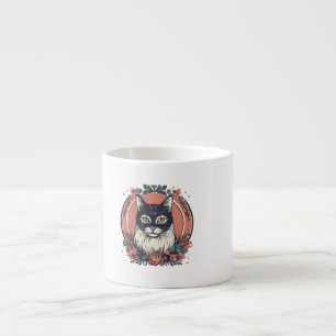 cute cat lover art design buy now espresso cup