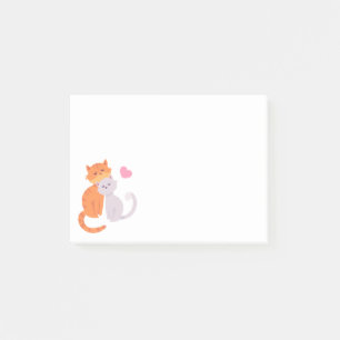 Cute Cat Lover Gray Kitty Kitten Love Orange Tabby Post-it Notes