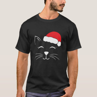 Cute Cat Lover Meowy Catmas Xmas Holiday Kitten Sa T-Shirt
