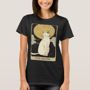Cute Cat Lover, Moon Tarot Card, Cat Tarot Card, F T-Shirt