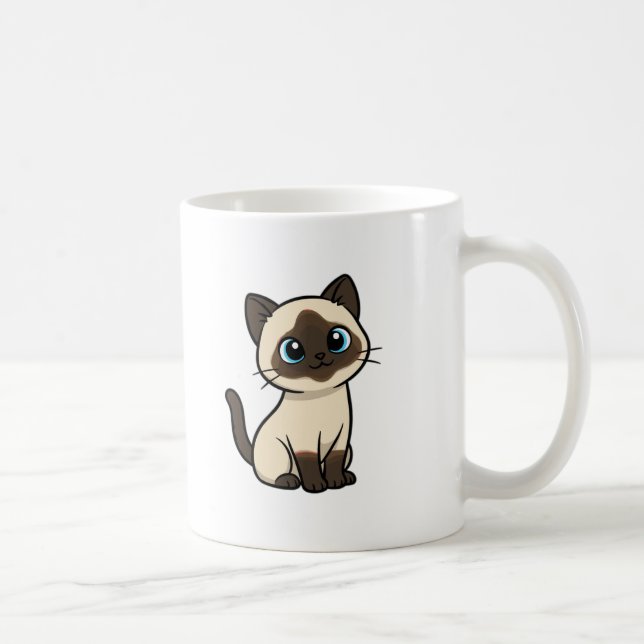 Cute Cat Lover Mug – Purrfect Coffee Companion (Right)