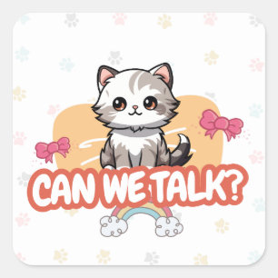 Cute Cat Lover Sticker cat dad cat mum