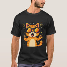 Cute Cat Lovers Funny Tee