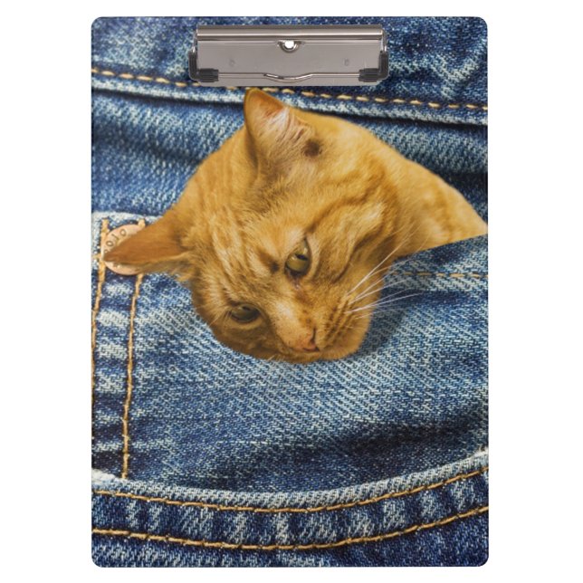 Cute Cat Lovers Keepsake gift Clipboard (Front)