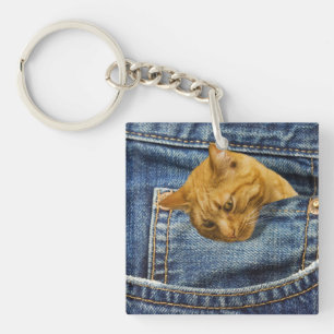 Cute Cat Lovers Keepsake gift Key Ring