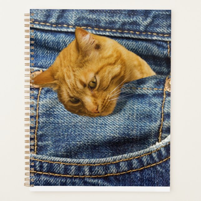 Cute Cat Lovers Keepsake gift Planner (Front)