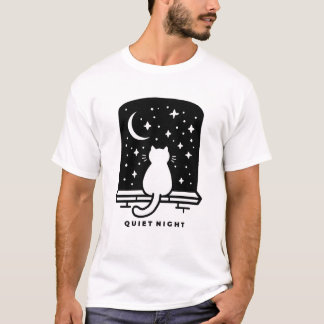 Cute Cat Low Energy T-Shirt Kawaii Cosy Design