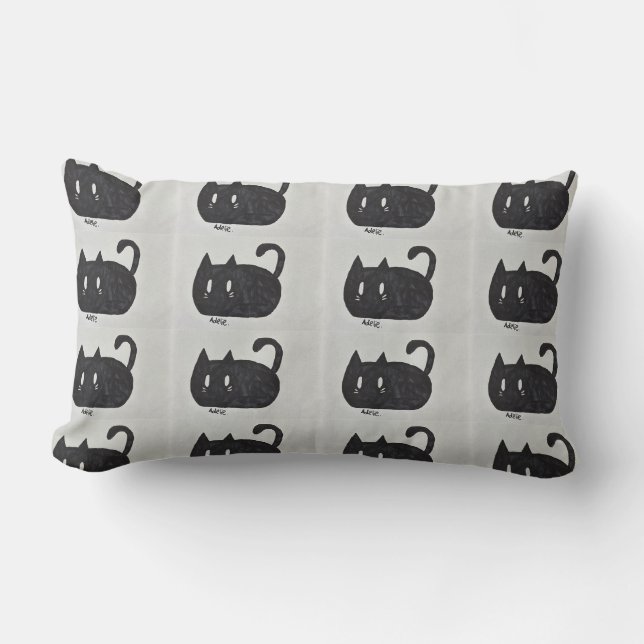Cute Cat Lumbar Cushion (Front)