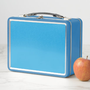 Cute Cat Lunch Box   Retro Blue Kawaii