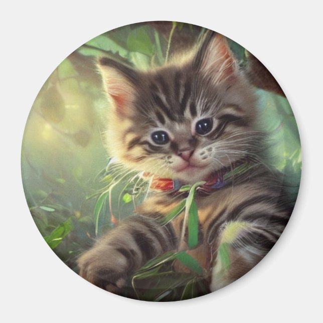 Cute Cat Magnet (Front)