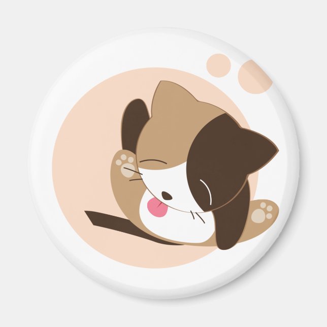 Cute Cat Magnet (Front)