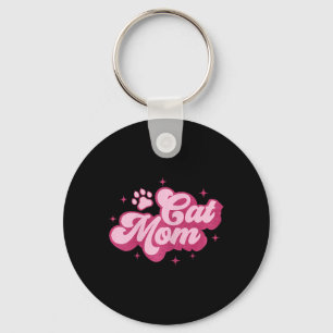 Cute Cat Mam Cat Mama Kitty Kitten Cat Mum Key Ring