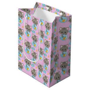 Cute Cat Medium Gift Bag