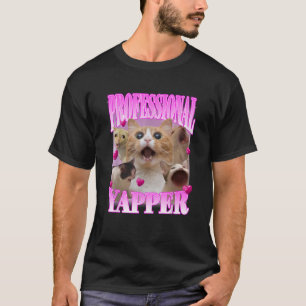 Cute Cat Meme Lovers Funny Animal Outfit Professio T-Shirt