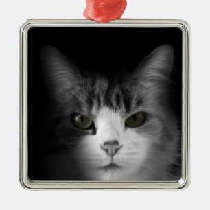 Cute Cat Metal Tree Decoration