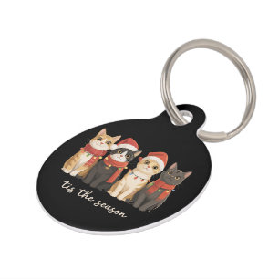 Cute Cat Mom Christmas Cats Lover Gift Funny Xmas Pet Tag
