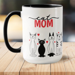Cute Cat Mom Mug