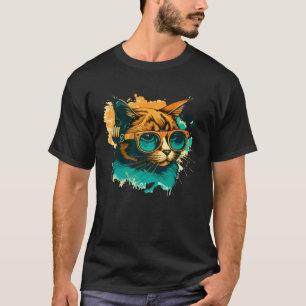 Cute cat moments Beautiful cat patterns for cat    T-Shirt