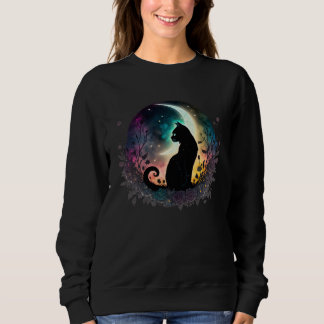 Cute Cat Motifs Cat Sweatshirt