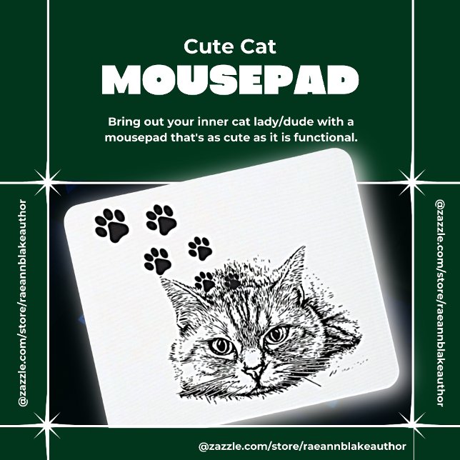 Cute Cat Mousepad (Creator Uploaded)
