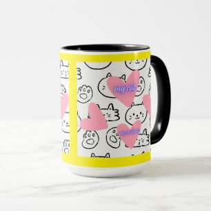 cute cat mug
