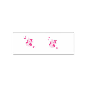 Cute Cat Mug Self-inking Stamp