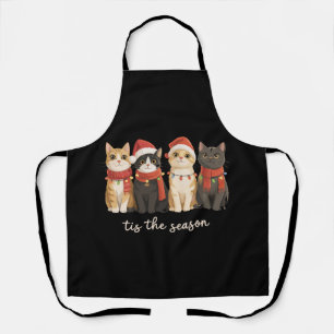 Cute Cat Mum Christmas Cats Lover Gift Funny Xmas Apron