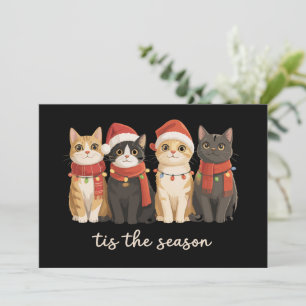 Cute Cat Mum Christmas Cats Lover Gift Funny Xmas Holiday Card