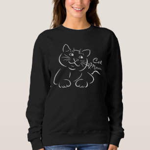 Cute Cat Mum Cool Cat Sweatshirt