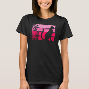 Cute Cat Mum For Women Girl Cat Pet Animal Kitten T-Shirt