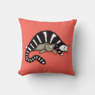Cute Cat Mum Love Family Cushion