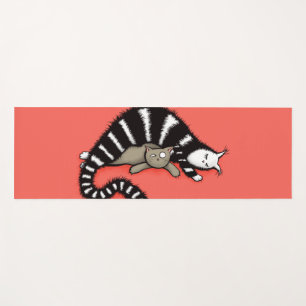 Cute Cat Mum Love Family Yoga Mat