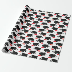 Cute Cat Noodle Funny Ramen Kawaii Japanese Food Wrapping Paper
