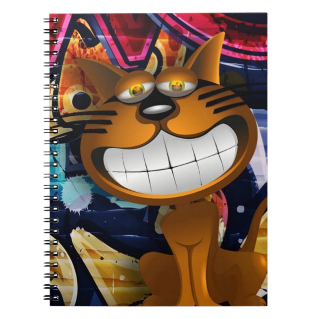 Cute Cat Notebook (Front)