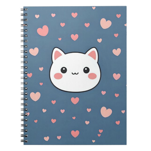 Cute Cat Notebook  (Front)