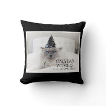 Cute Cat "Only Bad Witches Can Drive Stick"