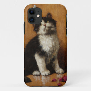 Cute Cat Painting iPhone 11 Case