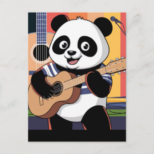 Cute Cat Panda Animal Vector Lovely Months Illustr Holiday Postcard