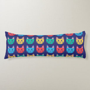 Cute Cat Pattern Body Cushion