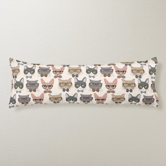 Cute Cat pattern Body Cushion (Front)