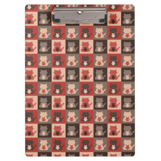Cute Cat Pattern Clipboard