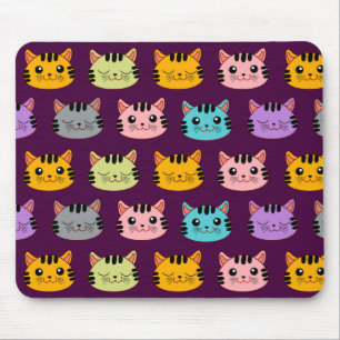 Cute Cat Pattern Mouse Pad
