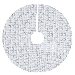Cute Cat Pattern Seamless Background Brushed Polyester Tree Skirt