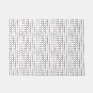 Cute Cat Pattern Seamless Background Doormat